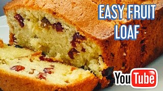 FRUIT LOAF | EASY FRUIT CAKE RECIPE | FRUIT BREAD #tealoaf #englishfruitcakerecipe #noalcohol