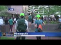 Downtown Mpls. Peaceful Protest Underway For George Floyd
