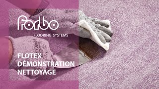 Flotex  - Démonstration nettoyage ( Anglais ) | Forbo Flooring Systems