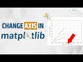 Axis Matplotlib Plots - How to Change Axis in matplotlib Python | Matplotlib Tutorial