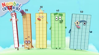 Bank Holiday Big Number Fun! | 30 Minutes of Maths | Learn to Count for Kids | @Numberblocks