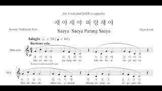 Saeya Saeya Parang Saeya 새야새야파랑새야 - Hyun Kook 국현