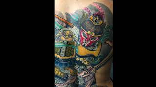 The Monkey King , Sun Wukong tattoo (healed Tattoo) 時間経過後のタトゥー