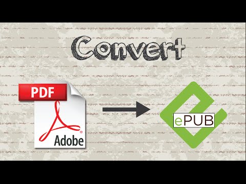 How to convert PDF file to EPUB format How to convert PDF file to EPUB format