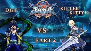 BBCF2 Online Set DGF (Terumi) vs KillerKitty19 (Es) Part 2