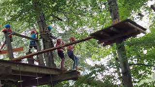 Mai's First Treetop Trekking Adventure,  Kletterpark Waldheim, Albstadt //Mai\u0026Mom channel