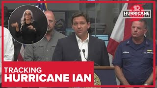 'This thing's the real deal': DeSantis says Hurricane Ian will get stronger as it exits Florida