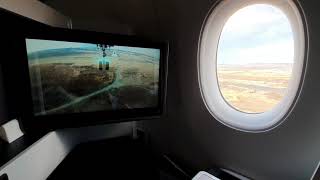 Landing at JFK in Upper Class on Virgin Atlantic A350 VS. High winds and video is double speed:)