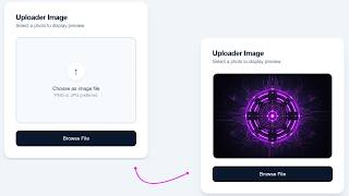 How to Create an Image Uploader with Preview Using HTML CSS and JavaScript