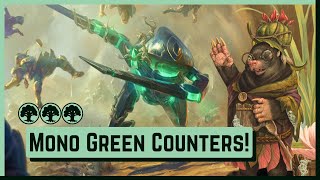 Janky Beatdown with Ramp! 🌳 | Foundations Mono Green Counters! | MTG Arena Standard