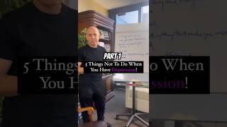 5 Things Not To Do When You Have Depression (Part 1)