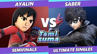 TAMISUMA 235 Semifinals - AyaLin (Mii Brawler, Mega Man) Vs. Saber (Joker) SSBU Smash Ultimate