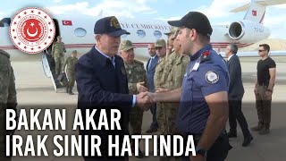 Millî Savunma Bakanı Hulusi Akar ve TSK Komuta Kademesi Irak Sınır Hattında