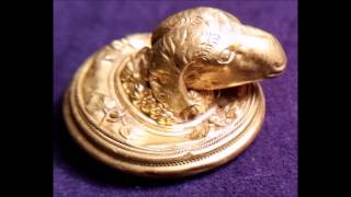 💖AN EXQUISITE RARE SOLID GOLD RAM'S HEAD BROOCH - METAL DETECTING UK WITH HOPEUS MAXIMUS 💖