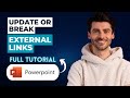 How to Update or Break External Links in PowerPoint [2026 Full Guide]