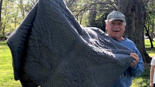 I Crocheted an Afghan for My Friend, and He Loved It! ☺️🎁 Tree of Life Afghan