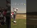 tiger tops his driver in front of spectator crowd