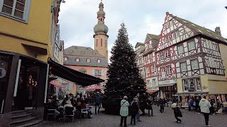 🏰Cochem-Reichsburg Cochem,Germany Christmas⭐️Winter Walk 4K 60FPS