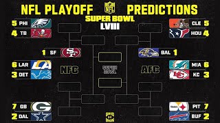 2024 NFL PLAYOFF AND SUPER BOWL PREDICTIONS!