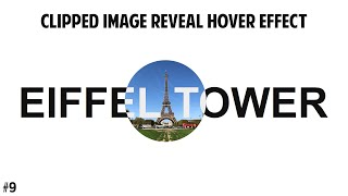 Clipped Image Reveal Hover Effect | Creative Hover Effects | HTML, CSS & JS Tutorial