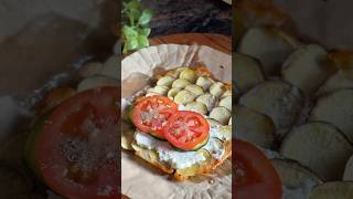 Trying out the viral recipe | No bread sandwich #viralshorts