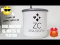 🛑 CÓMO SUBLIMAR NUEVO MODELOS DE MATES DE PLASTICO DESARMABLES 2022. TODOS LOS TIPS, AQUI!