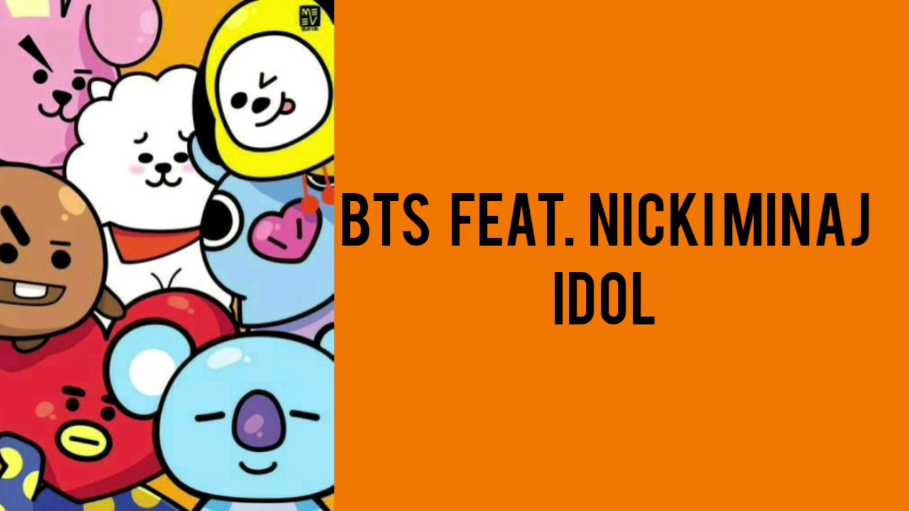 BTS 'IDOL' ( Feat. Nicki Minaj) Easy Lyrics - YouTube