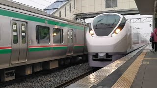 特急ひたち 26号 東北本線内 館腰駅約105km/h通過