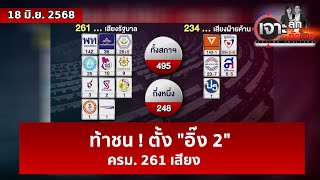 ท้าชน ! ตั้ง อิ๊ง 2 ...ครม. 261 เสียง | เจาะลึกทั่วไทย | 18 มิ.ย. 68