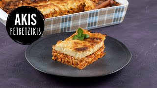 Chicken Lasagna with Bechamel Sauce | Akis Petretzikis