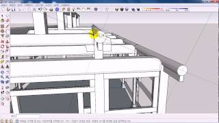 한옥설계 | 스케치업 강좌 | 18평형 맛배집 1부   제23강 서까래