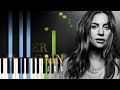 Lady Gaga - I'll Never Love Again (A Star Is Born) Piano Tutorial
