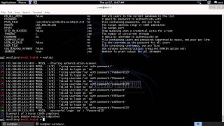 Exploiting an SQL sa account.