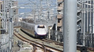 E2系 長野新幹線あさま568号～長野駅回送入線 141019 Shinkansen E2 series N5編成