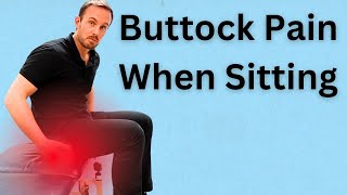 Stop Buttock Pain When Sitting With This Simple Home Exercise