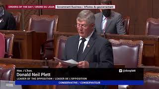 Senator Plett speaks against PM Trudeau’s Emergencies Act