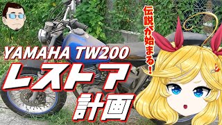 【レストア計画】YAMAHA TW200始動開始