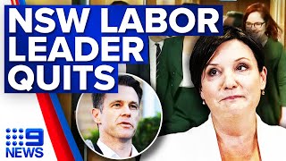 NSW Labor leader Jodi McKay resigns | 9 News Australia