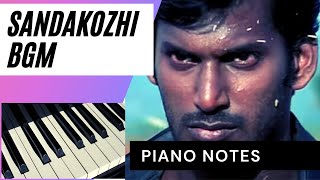 Sandakozhi Theme Music Piano Notes