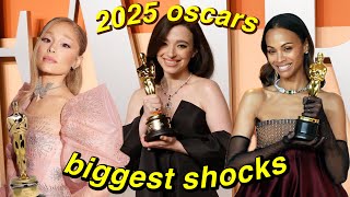 the 2025 oscars were interesting....(biggest shocks and snubs)