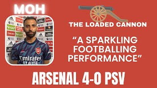 Arsenal 4-0 PSV | The Loaded Cannon | Moh