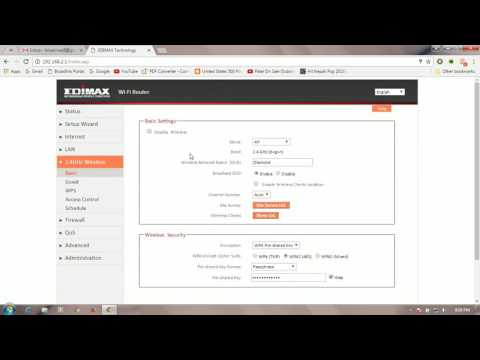 How to change wifi password in edimax router How to change wifi password in edimax router