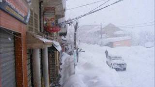 la neige sur la kabylie de 2012
