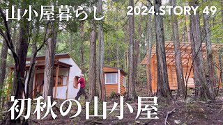 【沢の流れる450坪50万の山購入】お待たせしました♪山小屋暮らし再開します！