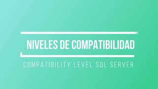 Compatibility level sql server 2016