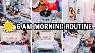 6 AM MORNING ROUTINE | STAY AT HOME MOM SCHEDULE | Amy Darley