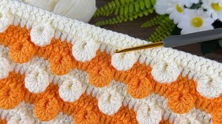 The most beautiful and UNIQUE crochet pattern you've ever seen! easy crochet blanket for beginners