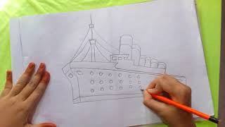 How to draw Titanic..very easily