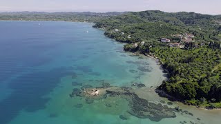 Petriti, Corfu (Greece) | 4K Drone Stock Footage | DJI Air 2S