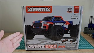 Arrma Granite Grom Unboxing, Run, and First Impressions!